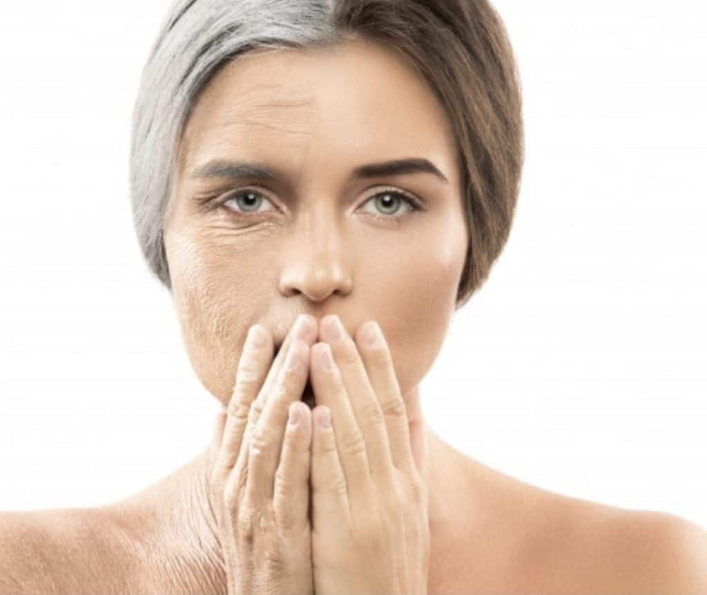 Injection of filler under the eyes