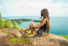 Hiking route in Phuket